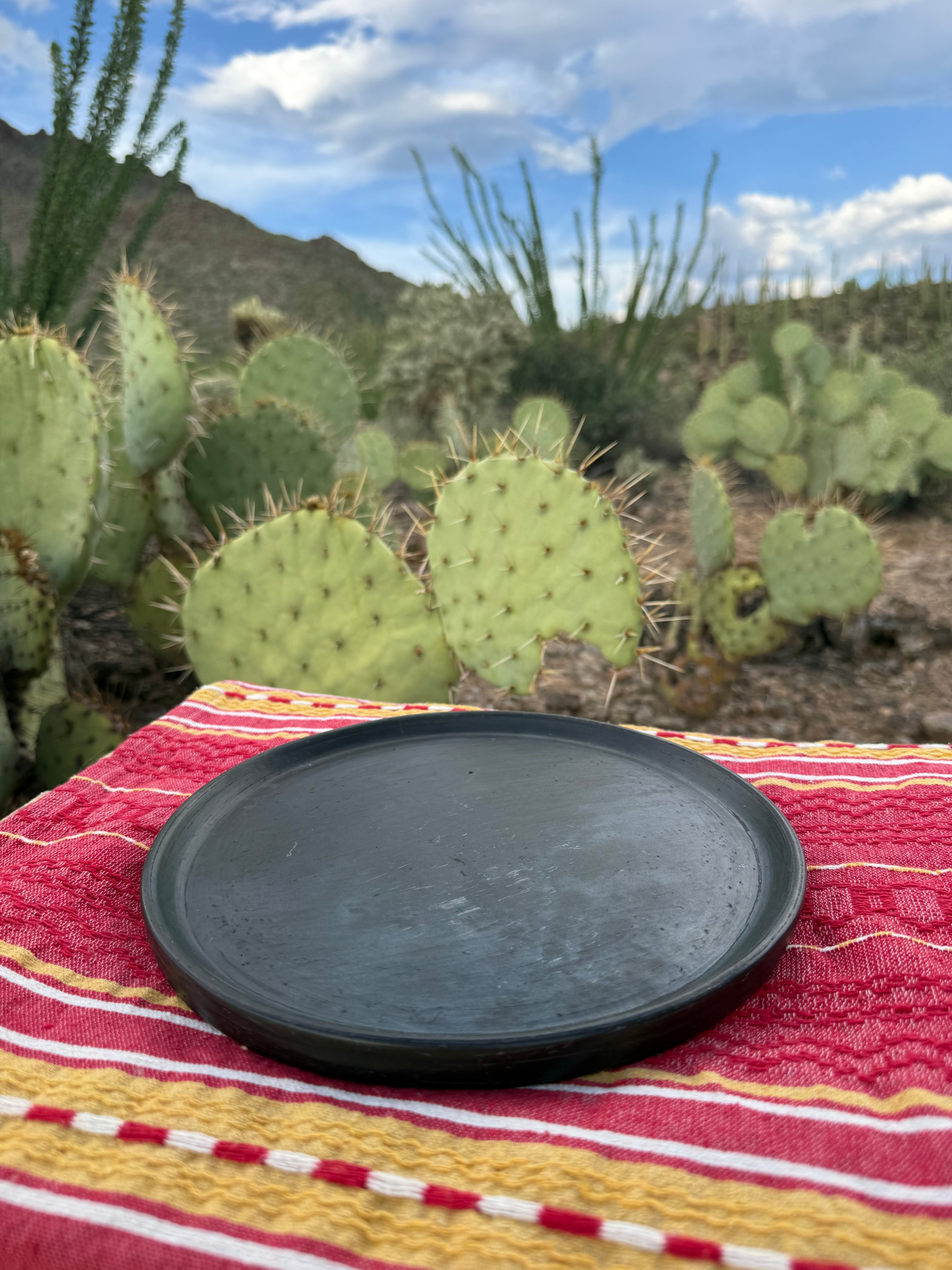 Obsidiana Plate | 23 cm