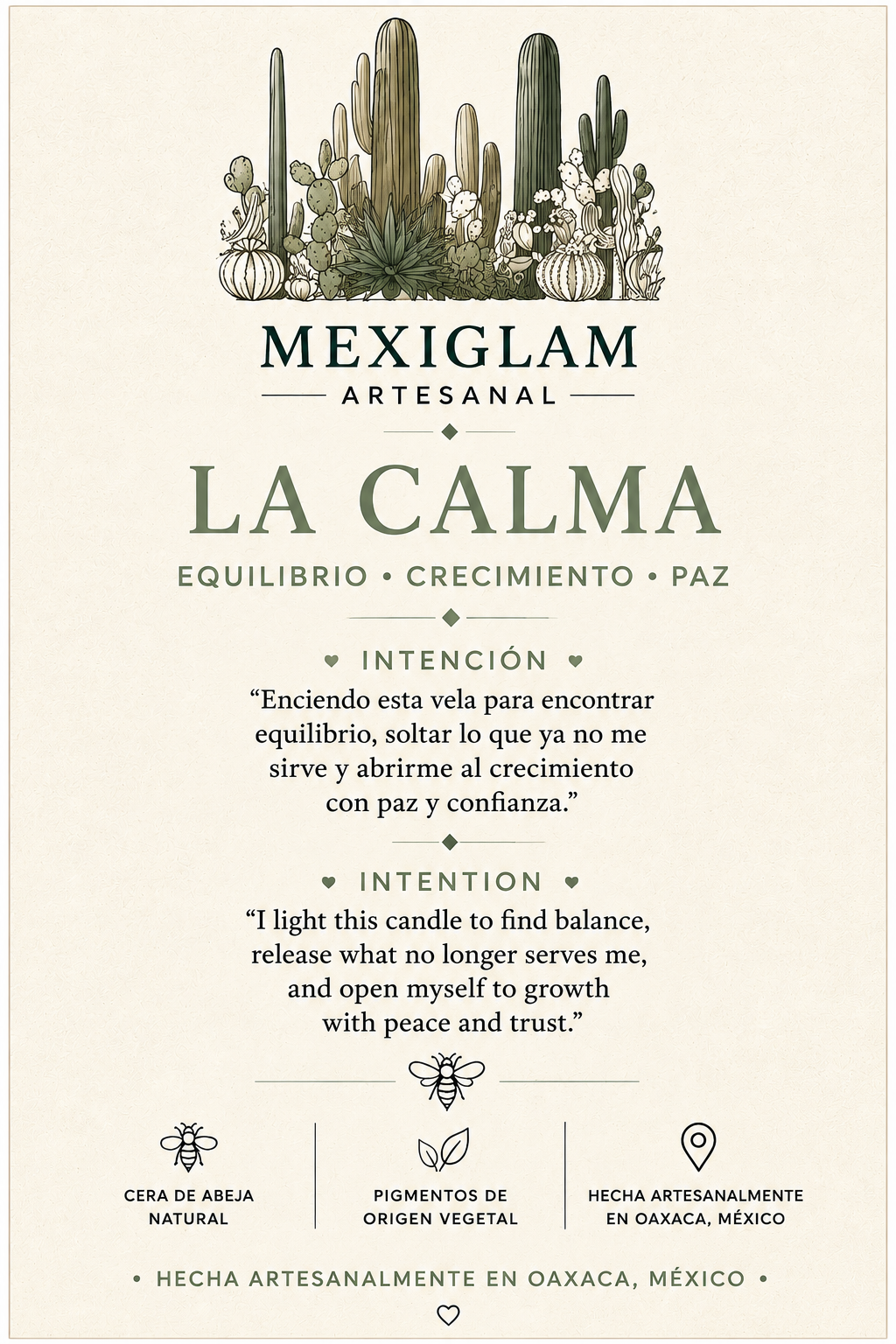 LA CALMA | The Calm One 💚